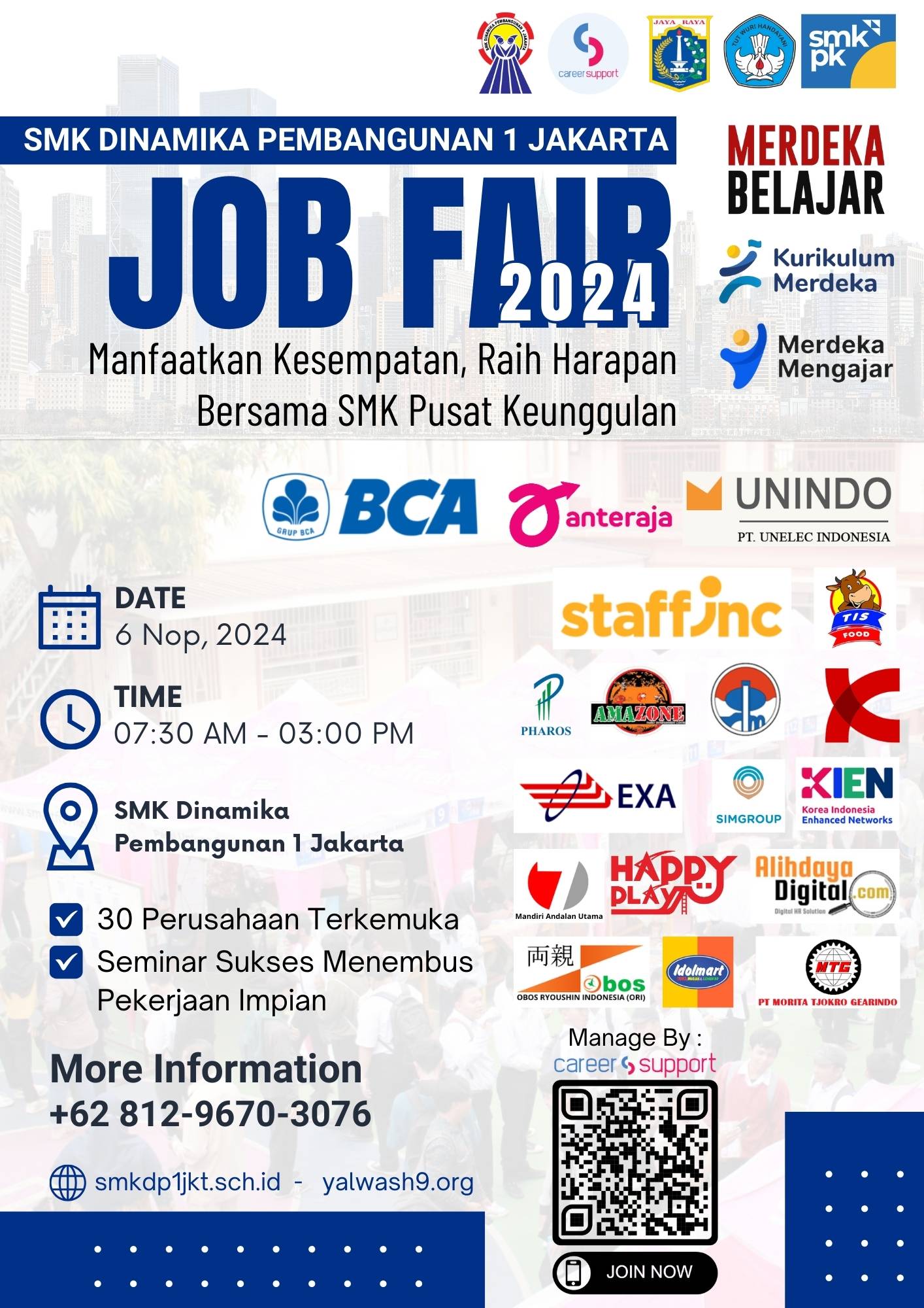 JOB FAIR SMK DINAMIKA PEMBANGUNAN 1 JAKARTA