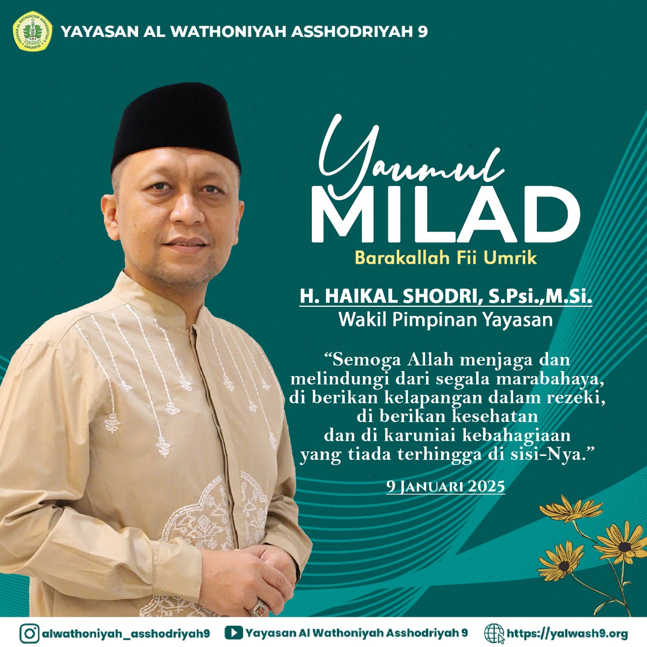 Yaumul Milad Wakil Pimpinan Yayasan